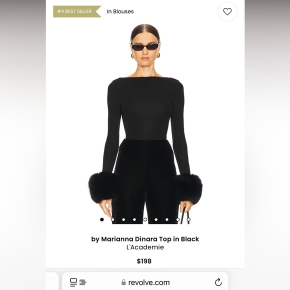 L’Academie by Marianna Dinara Top in black, great condition. - Picture 8 of 11